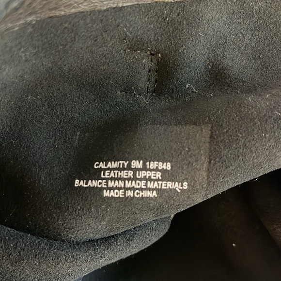 otot Suede Boots with Straps Black/Brown Size 9 EUC - Picture 10 of 12